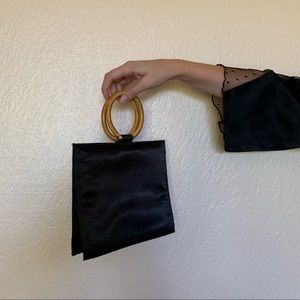 Beautiful vintage bag with golden handles